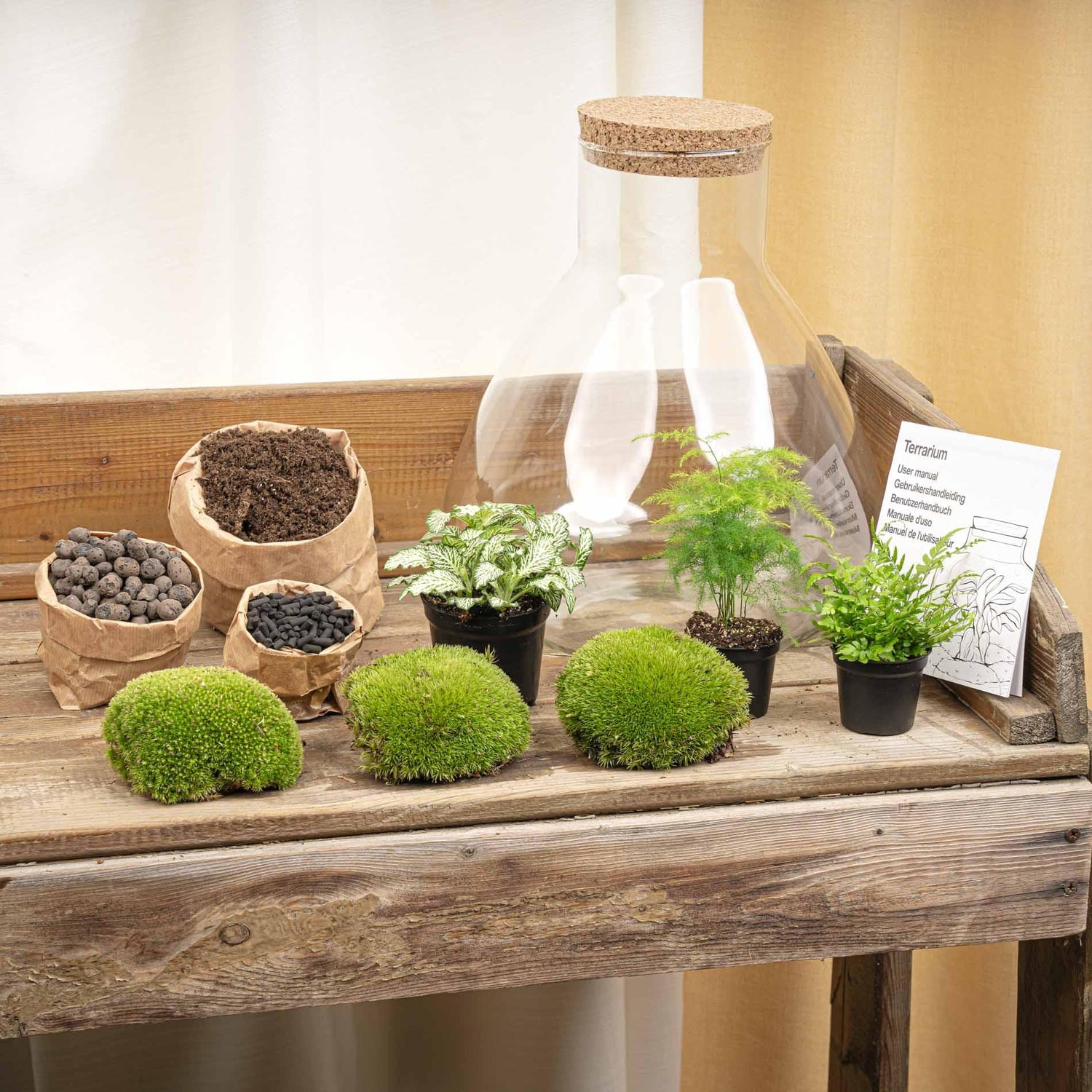 Terrarium - Sam XL + LED - ↑ 32 cm - DIY