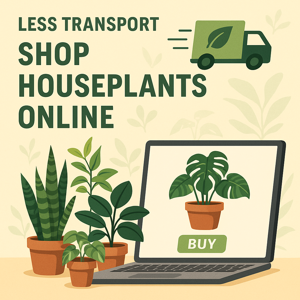 Waarom kamerplanten online bestellen beter is.